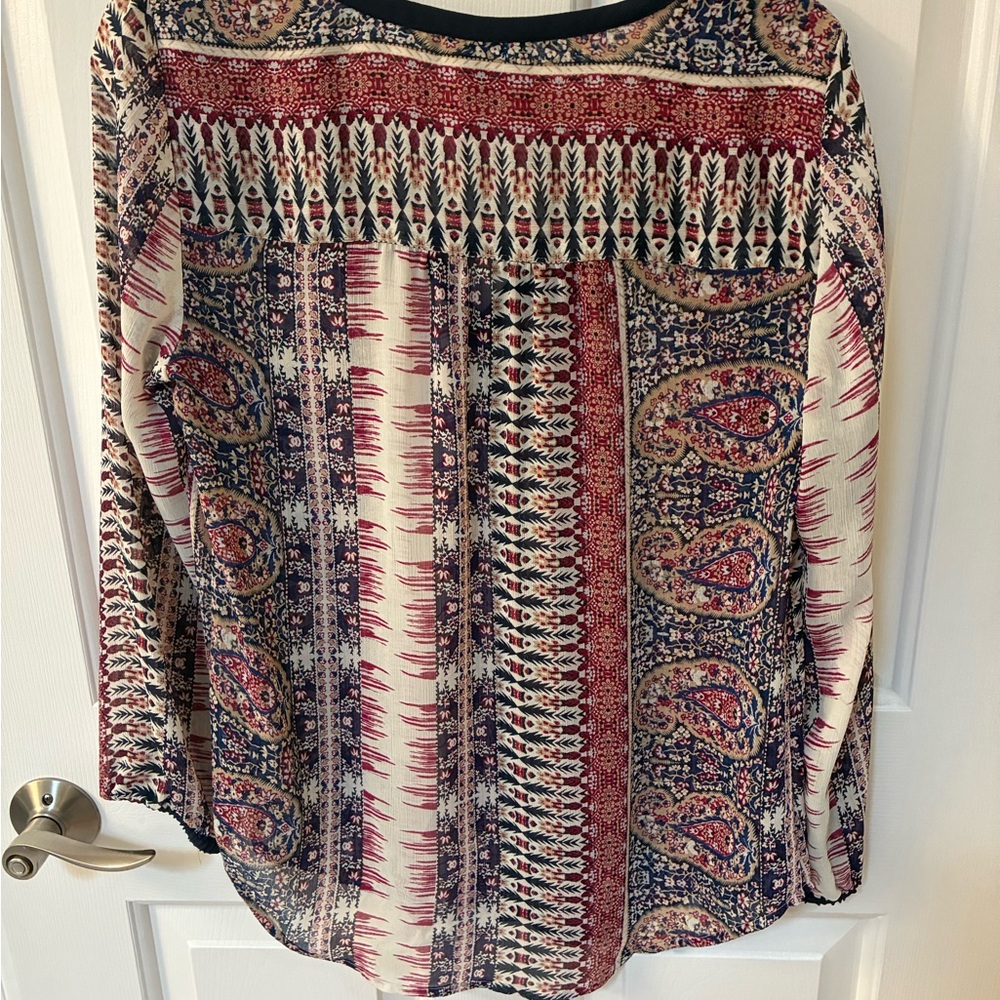 Boho Chic Multicolor Blouse - Picture 2 of 3